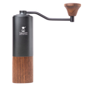 Timemore Chestnut Grinder-G1 Black Stainless Steel Burr (Al-Wood Container) Max. 30G