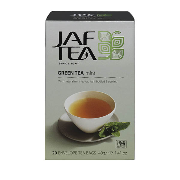 Tea Bags - Mint Green Tea - 20 Foil Env TB