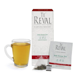 Te' Reval Jade Green Tea 30X2g Pyramid Tea Bags -Envelope