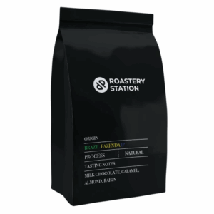 Roastery Station Roasted Beans -Brazil Fazenda IP Natural  (Dark Roast)- 1 Kg