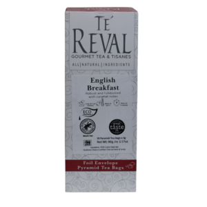 Te' Reval English Breakfast 30x3g Pyramid Tea Bag (eco)